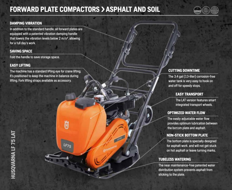 Husqvarna Forward Plate Compactor