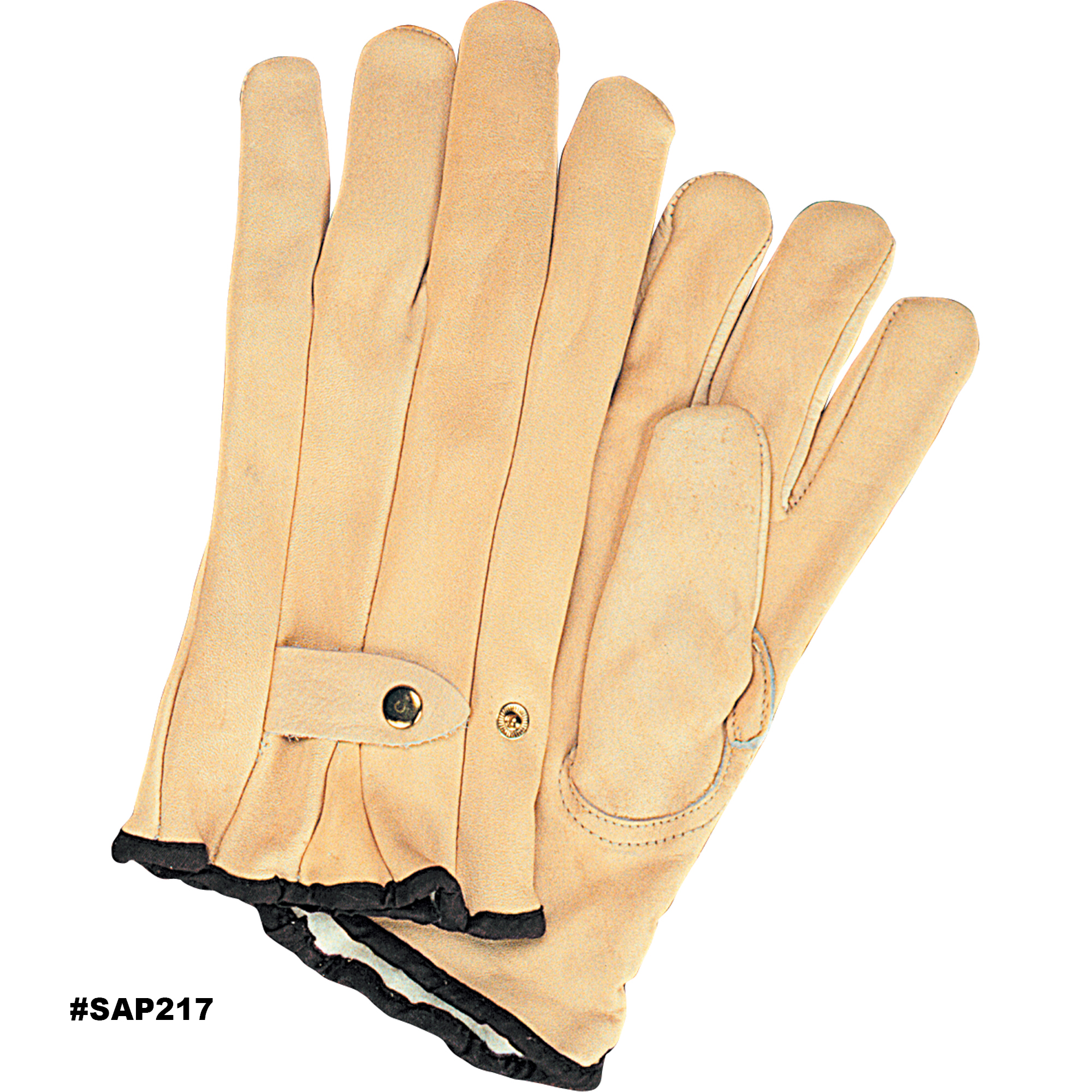 Zenith Grain Cowhide Ropers Fleece Lined Gloves Model: SAP217