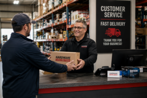 Customer service and fast industrial product delivery in Calgary